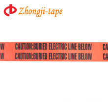 Red non-detectable pe underground pipe marking tape
